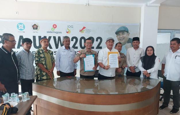 Sukseskan Pemilu 2024, Bawaslu Kampar Teken MoU dengan PWI Riau